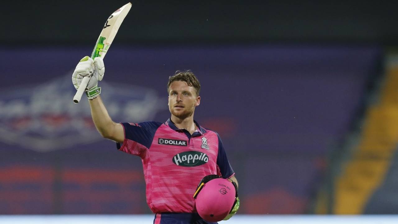 Jos Buttler raced to his third century of the tournament, Delhi Capitals vs Rajasthan Royals, IPL 2022, Wankhede Stadium, April 22, 2022