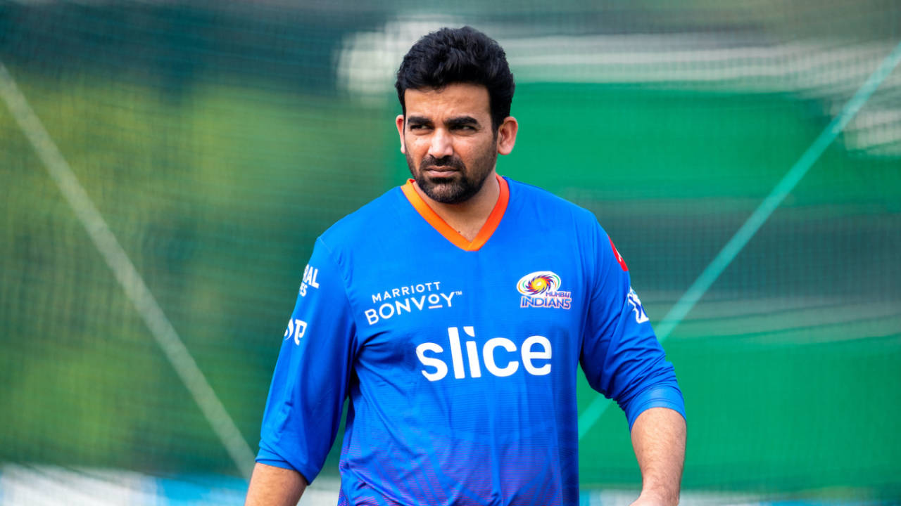 Zaheer Khan, Director of Cricket Operations, during a training session, IPL 2022, Mumbai