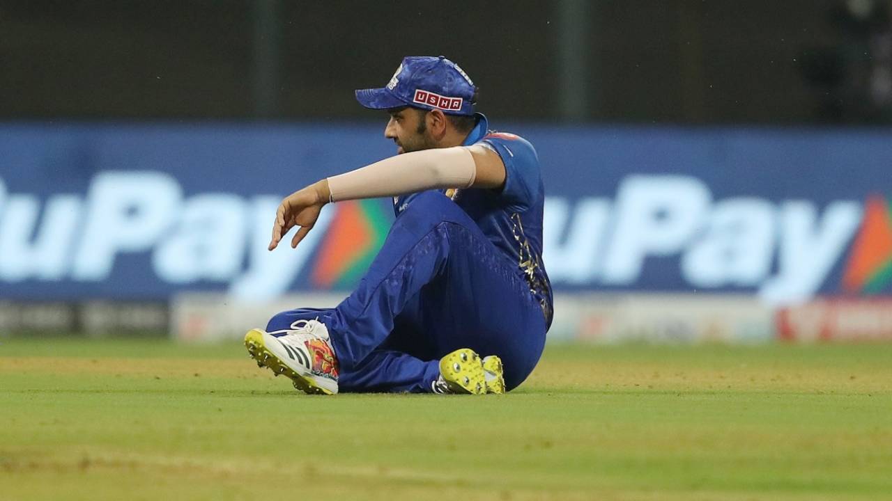 Nothing seems to be going right for Rohit Sharma, the captain, Lucknow Super Giants vs Mumbai Indians, IPL 2022, Wankhede Stadium, April 24, 2022