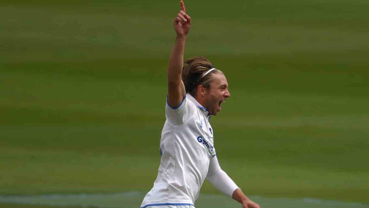 Aaron Beard picked up three wickets on his first appearance as a loan signing, Sussex v Durham, LV= Insurance Championship, Division Two, Hove, April 28, 2022