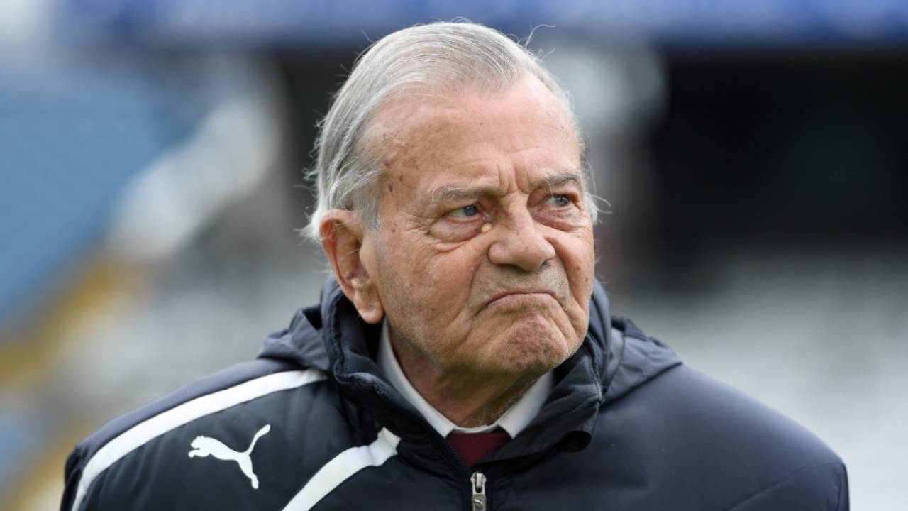 Dickie Bird was a guest at the final day of Yorkshire's LV= Championship match versus Kent, May 1, 2022