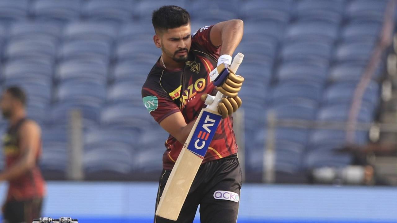 Shreyas Iyer gets ready for the crucial encounter, Kolkata Knight Riders vs Lucknow Super Giants, IPL 2022, Pune, May 7, 2022