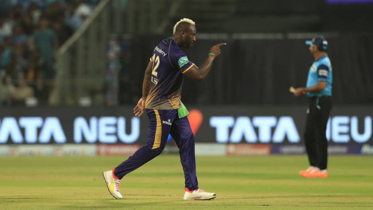Andre Russell accounted for a well-set Deepak Hooda, Kolkata Knight Riders vs Lucknow Super Giants, IPL 2022, Pune, May 7, 2022