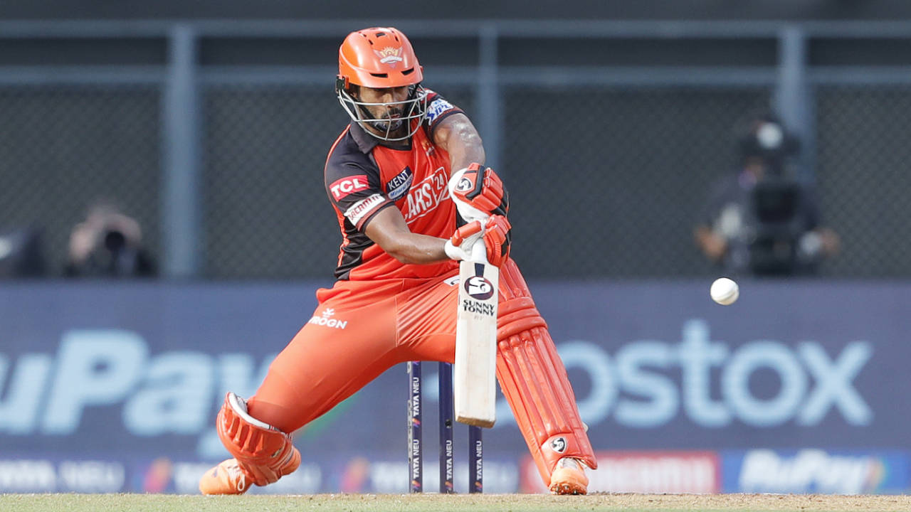 Rahul Tripathi scored at a good clip even though the situation was rather tricky, Royal Challengers Bangalore vs Sunrisers Hyderabad, IPL 2022, Wankhede Stadium, Mumbai, May 8, 2022