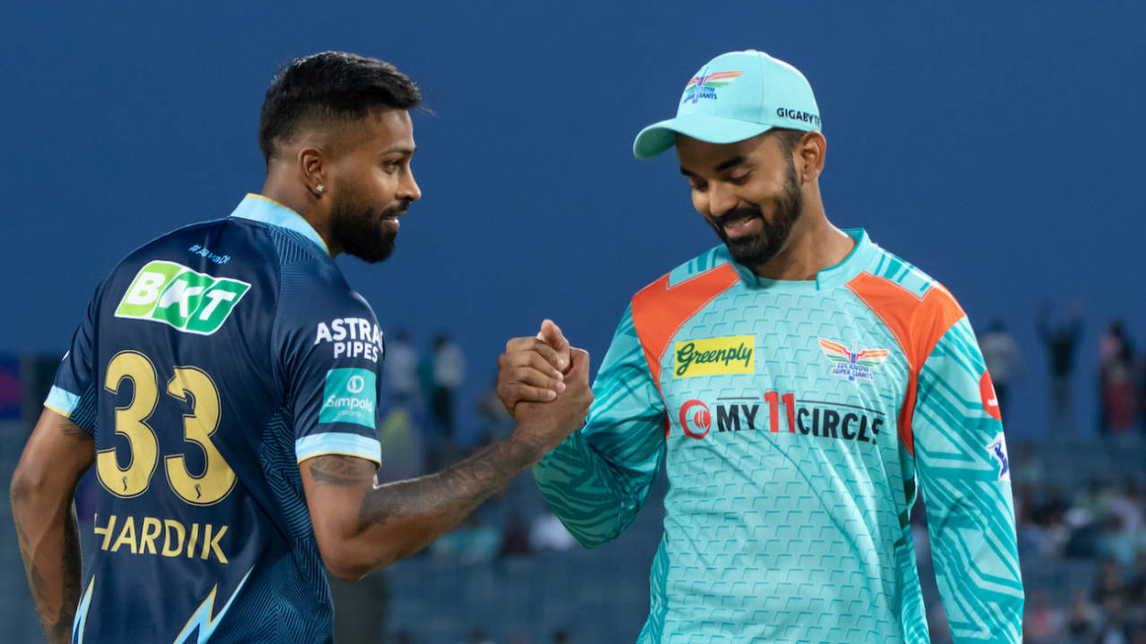 Hardik Pandya and KL Rahul, old friends and new rivals, catch up before the game, Gujarat Titans vs Lucknow Super Giants, IPL 2022, Pune, May 10, 2022