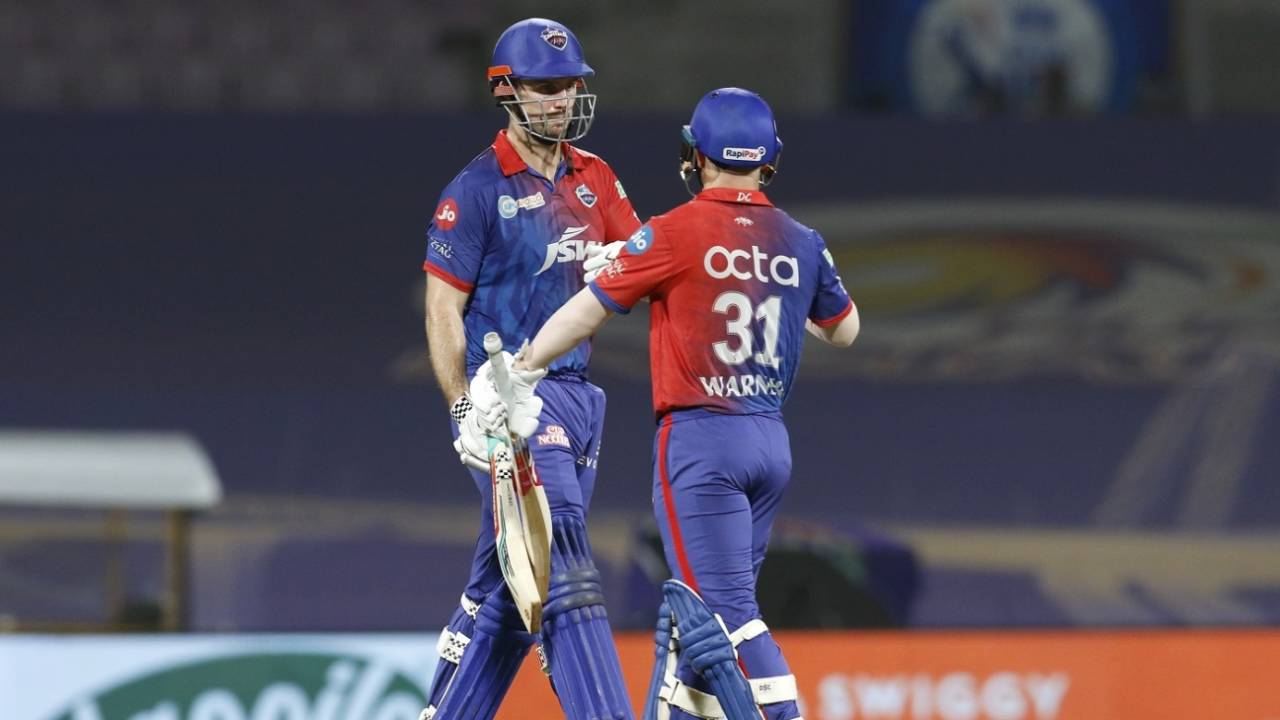 Mitchell Marsh and David Warner crafted a crucial second-wicket stand, Delhi Capitals vs Rajasthan Royals, IPL 2022, DY Patil, Navi Mumbai, May 11, 2022
