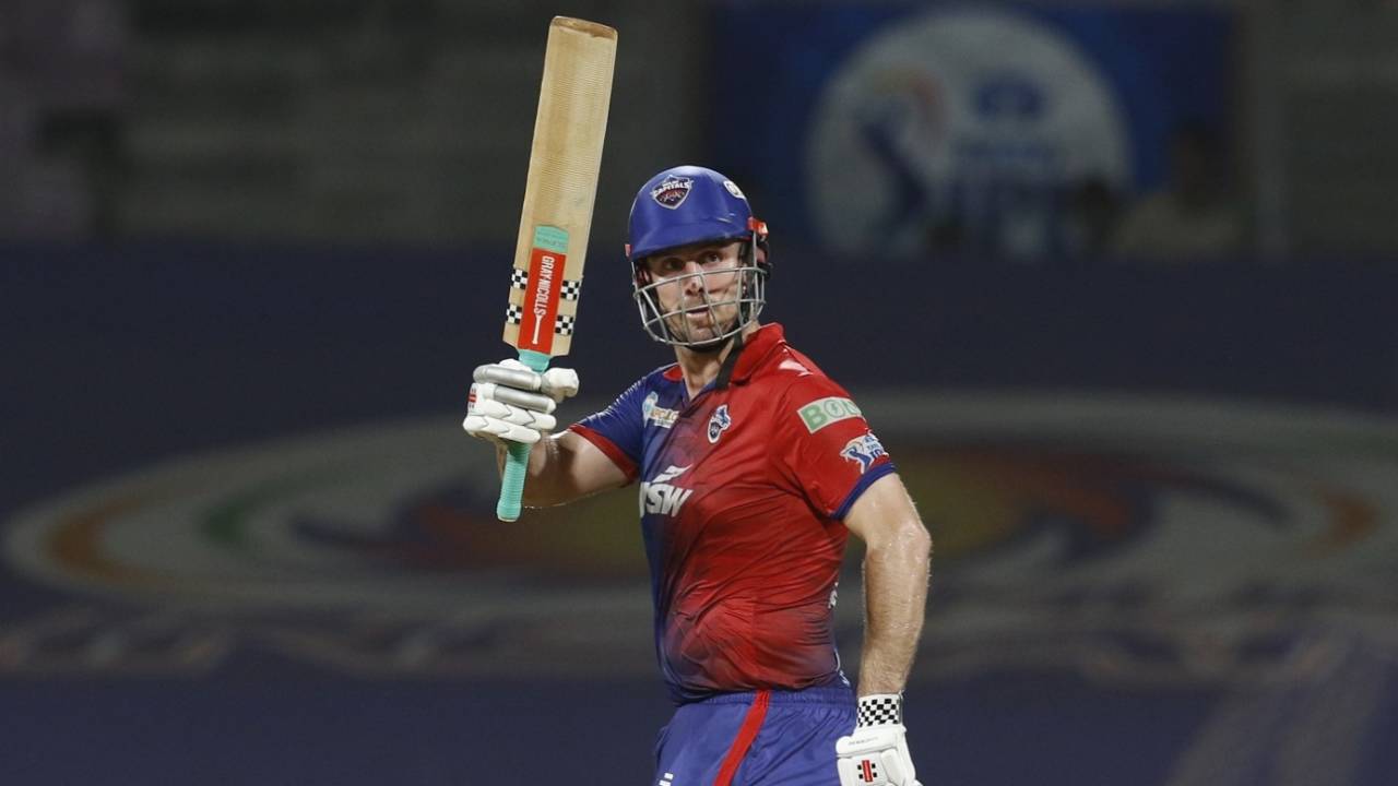 Mitchell Marsh rode his luck but brought up his half-century to keep the Capitals chase on track, Delhi Capitals vs Rajasthan Royals, IPL 2022, DY Patil, Navi Mumbai, May 11, 2022