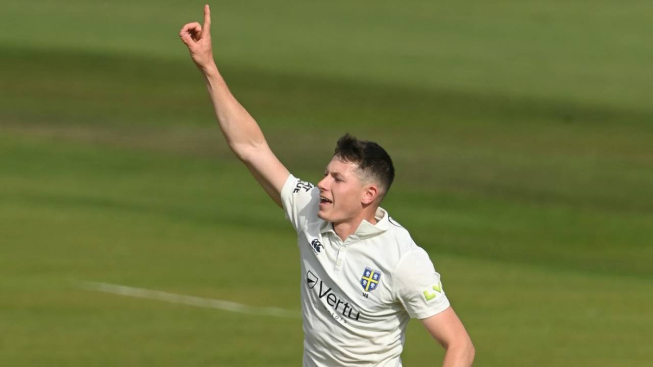 Matthew Potts was back in the wickets for Durham&nbsp;&nbsp;&bull;&nbsp;&nbsp;Getty Images