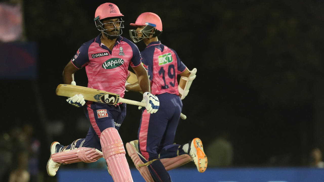 Sanju Samson and Yashasvi Jaiswal put on a telling half-century stand, Lucknow Super Giants vs Rajasthan Royals, IPL 2022, Brabourne Stadium, Mumbai, May 15, 2022