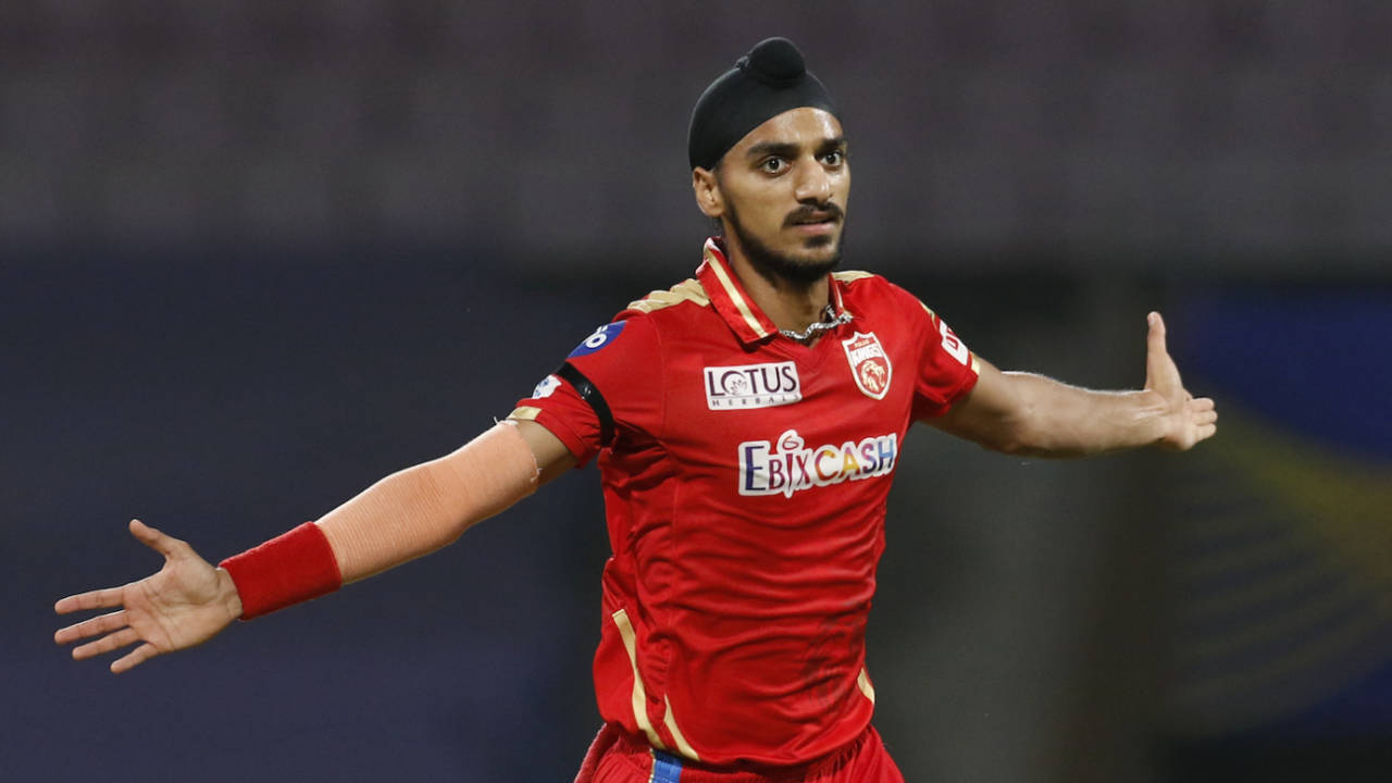 Arshdeep Singh almost had wickets off back-to-back balls, but the second was a no-ball, Delhi Capitals vs Punjab Kings, IPL 2022, DY Patil Stadium, Mumbai, May 16, 2022