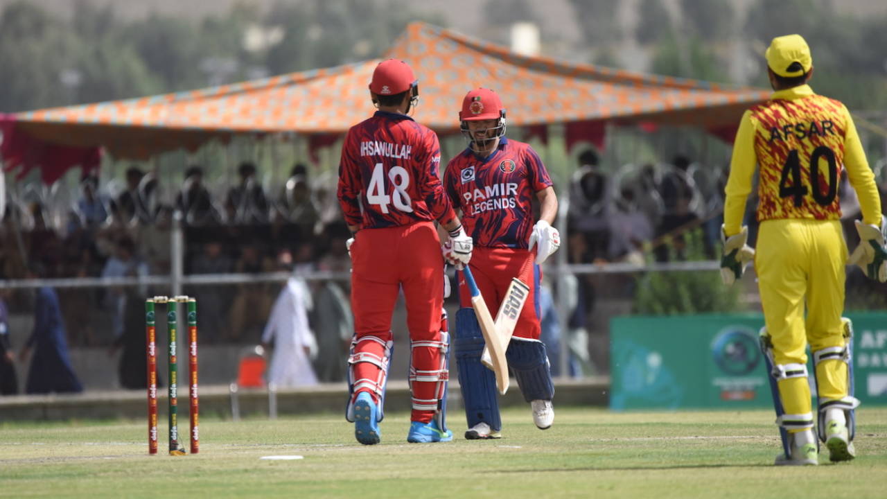 Ihsanullah and Shabir Noori opened for Pamir Legends, Pamir Legends vs Hindukush Strikers, Green Afghanistan One Day Cup, final, Khost, May 20, 2022