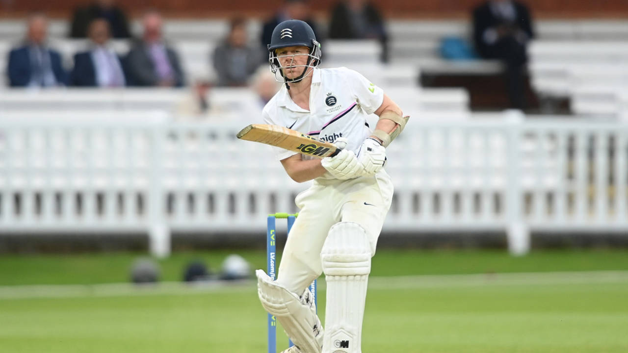 Sam Robson continued his excellent recent form, Middlesex vs Durham, LV= Insurance Championship, Division Two, Lord's, May 20, 2022