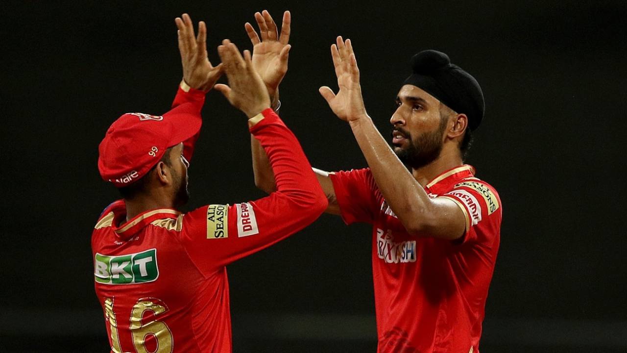 Harpreet Brar picked up two wickets in quick time to dent Sunrisers Hyderabad, Punjab Kings vs Sunrisers Hyderabad, IPL 2022, Wankhede Stadium, Mumbai, May 22, 2022 