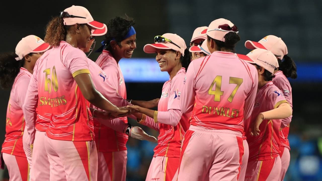 Salma Khatun celebrates a wicket, Supernovas vs Trailblazers, Women's T20 Challenge, Pune, May 23, 2022