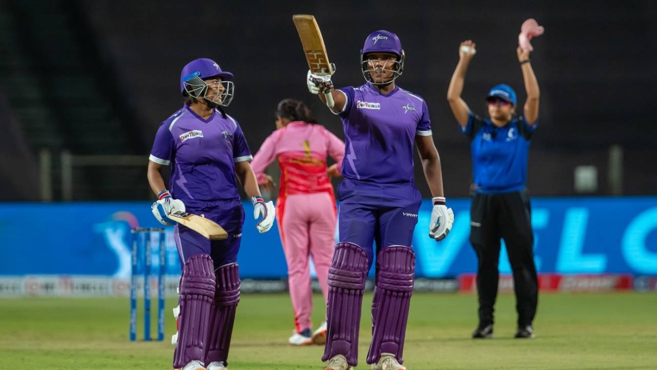 Kiran Navgire smashed a 25-ball half-century, Trailblazers vs Velocity, Women's T20 Challenge, Pune, May 26, 2022