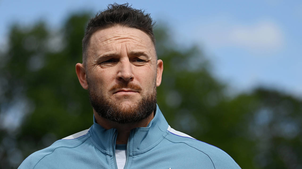 Brendon McCullum during his first media briefing at Lord's, England vs New Zealand