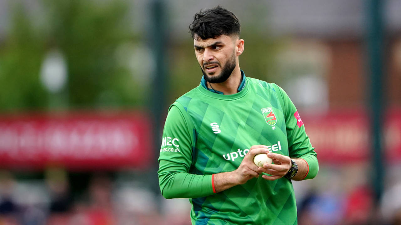 Naveen-ul-Haq was the Blast's leaidng wicket-taker in 2021, Leicestershire vs Durham, Vitality Blast, North Group, Grace Road, May 26, 2022