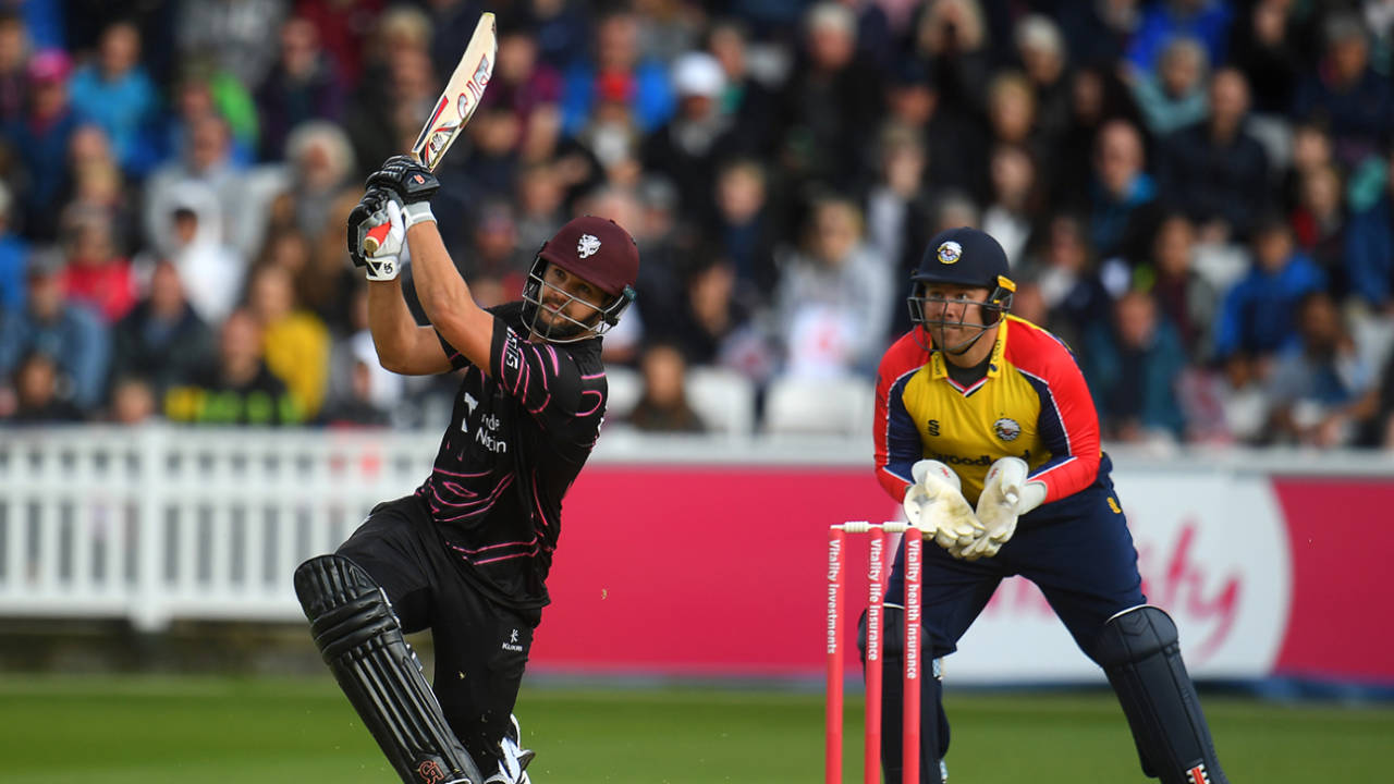 Rilee Rossouw hit seven sixes in 29 balls, Somerset vs Essex, Taunton, Vitality T20 Blast South Group, May 29, 2022