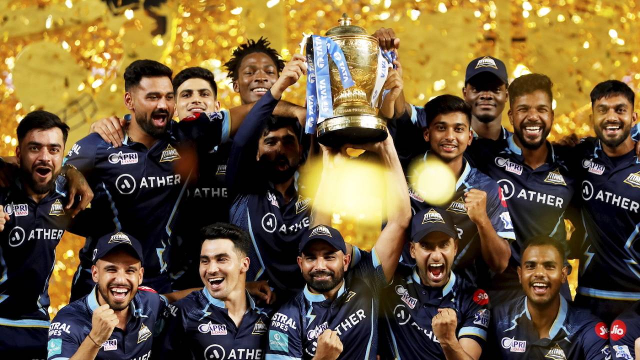 Gujarat Titans became just the second team to win the title in their first season in the IPL, Gujarat Titans vs Rajasthan Royals, IPL 2022, final, Ahmedabad, May 29, 2022