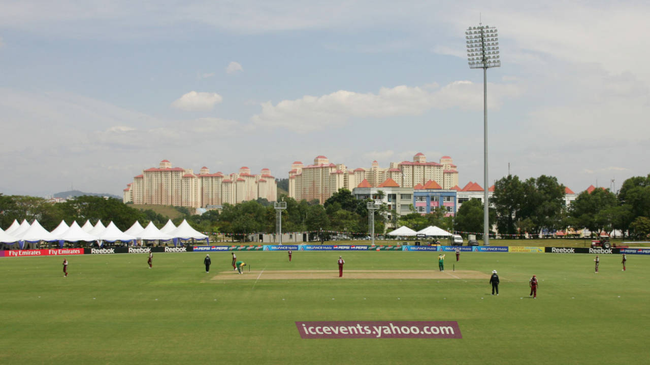 A West Indies-South Africa game in progress at Kinrara Academy Oval during the 2008 Under-19 World Cup&nbsp;&nbsp;&bull;&nbsp;&nbsp;Getty Images