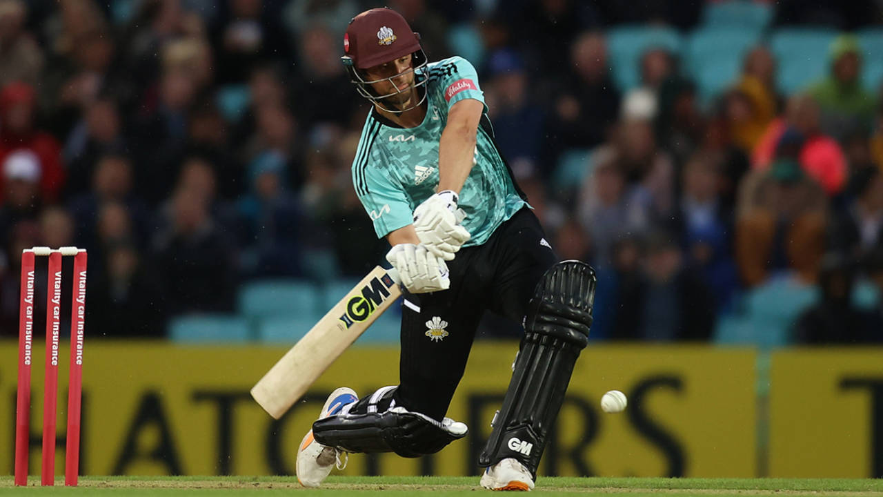 Will Jacks anchored Surrey's chase before a thrilling final over&nbsp;&nbsp;&bull;&nbsp;&nbsp;Getty Images
