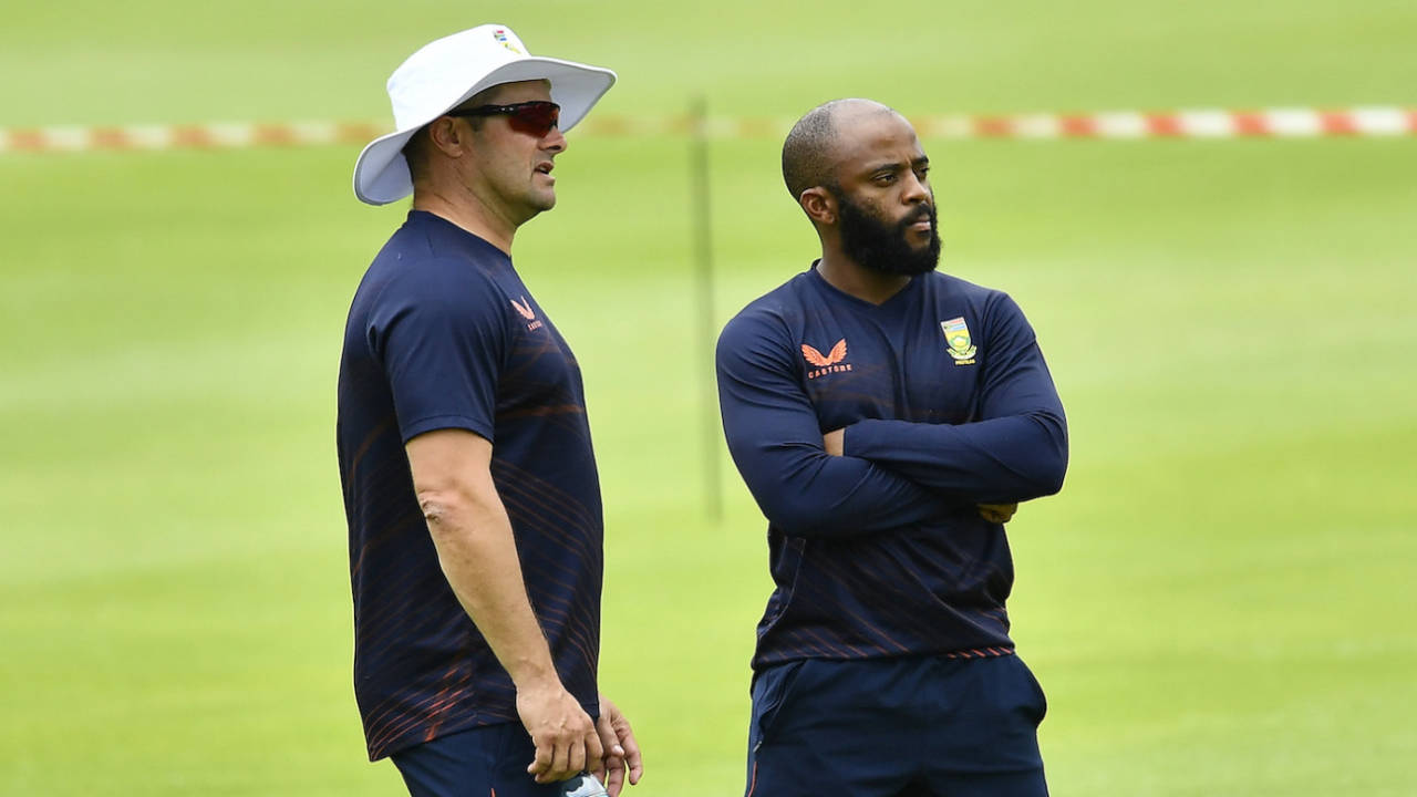 Pholetsi Moseki spoke to Mark Boucher and Temba Bavuma about the decision before speaking to the other players&nbsp;&nbsp;&bull;&nbsp;&nbsp;Ashley Vlotman/Gallo Images/Getty Images