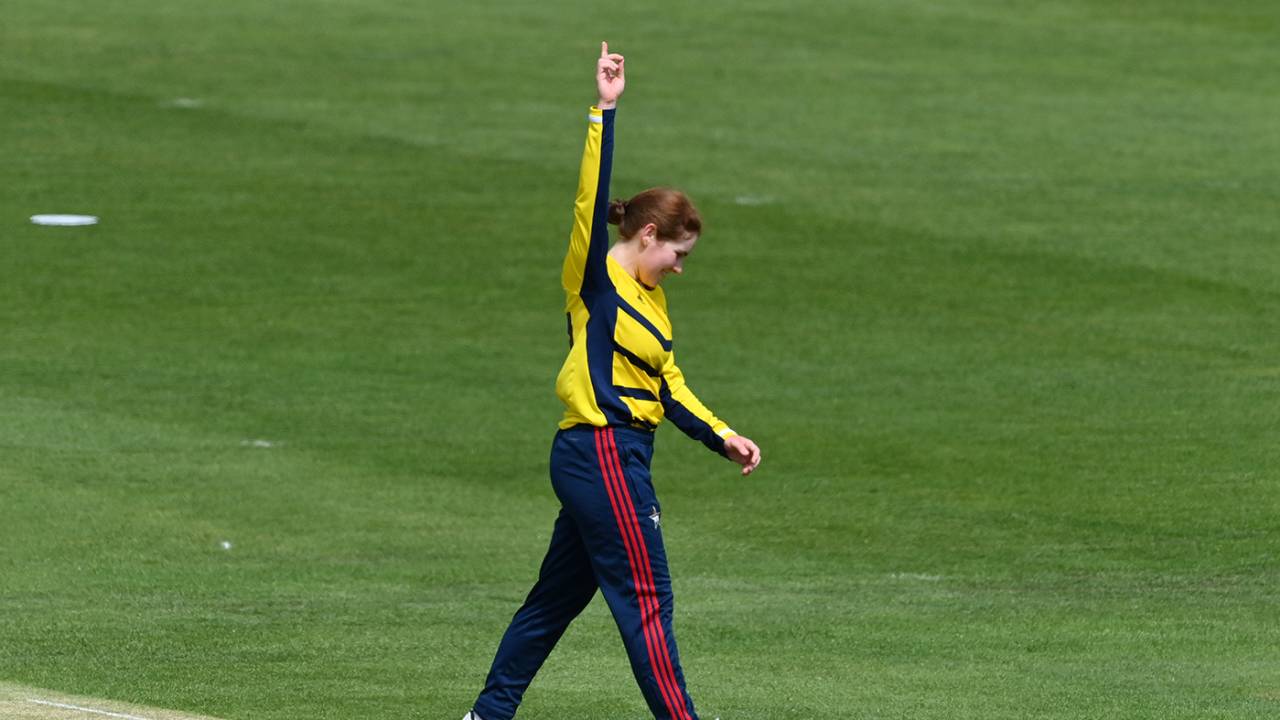 Kalea Moore took three wickets for four runs, Western Storm vs South East Stars, Charlotte Edwards Cup, Bristol, June 1, 2022