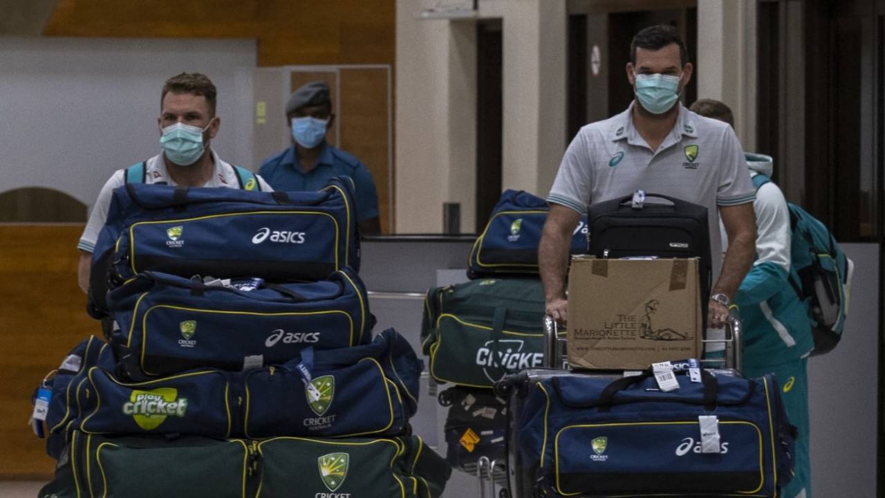 Australia's limited-overs squad arrive in Sri Lanka