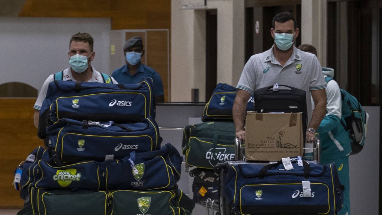 Australia's limited-overs squad arrive in Sri Lanka