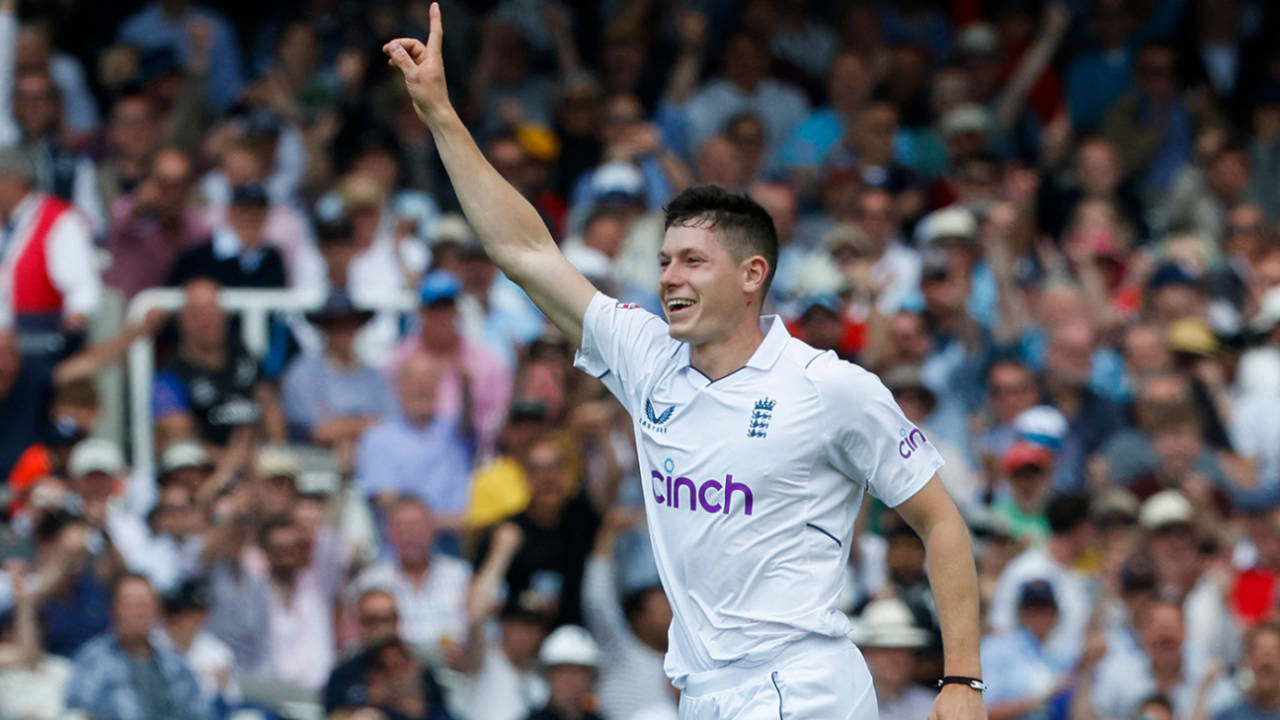 Matthew Potts claimed four wickets on debut&nbsp;&nbsp;&bull;&nbsp;&nbsp;AFP/Getty Images
