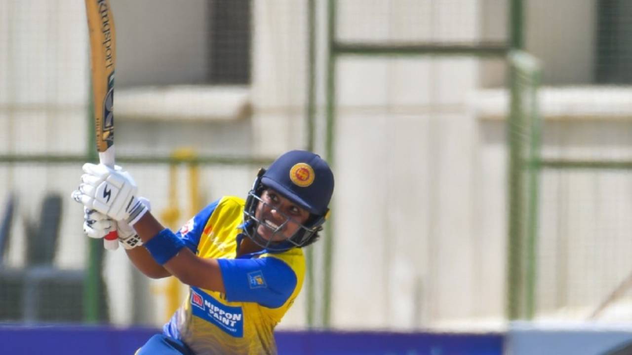 Prasadani Weerakkody scored 20 off 42 balls before she was run out, Pakistan vs Sri Lanka, 2nd women's ODI, Karachi, June 3, 2022