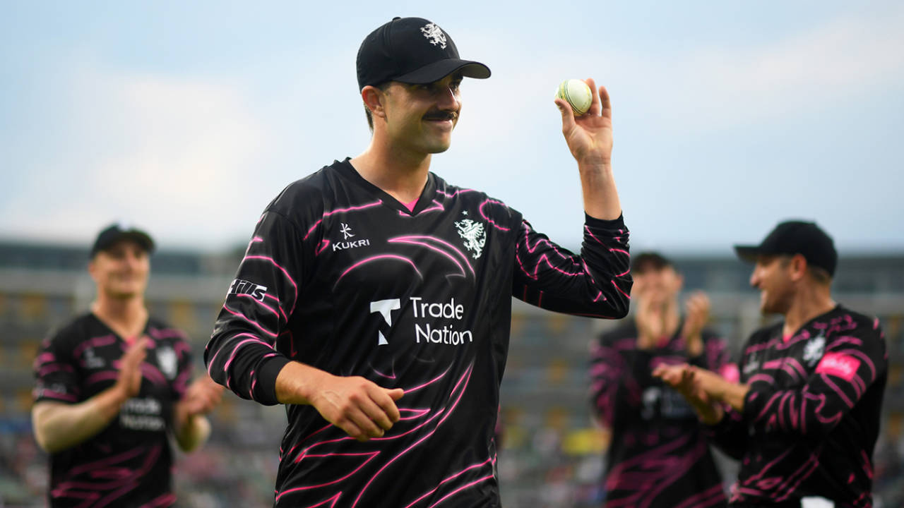 Ben Green was Somerset's star with the ball in a thumping win&nbsp;&nbsp;&bull;&nbsp;&nbsp;Getty Images