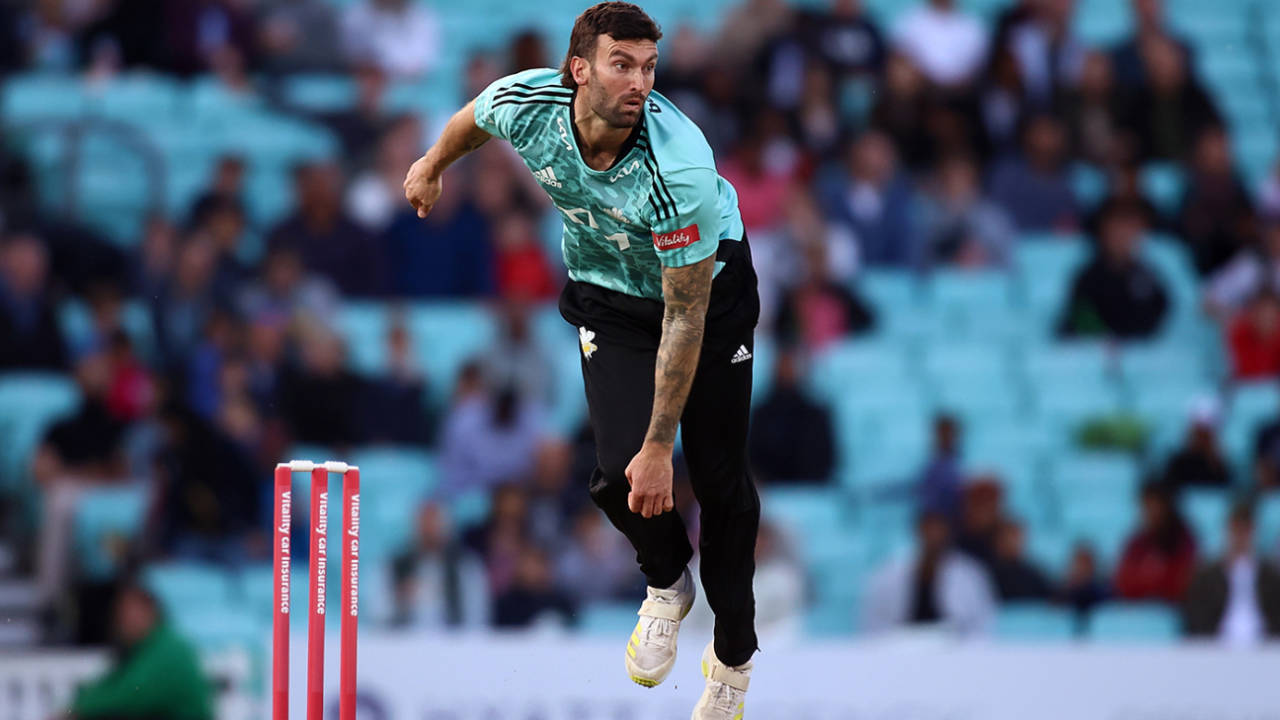 Reece Topley picked up three-for as Kent wilted in their chase&nbsp;&nbsp;&bull;&nbsp;&nbsp;Getty Images for Surrey CCC