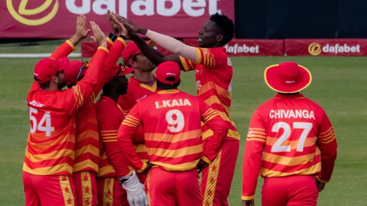 Blessing Muzarabani, back with his national team after a stint with IPL team Lucknow Super Giants, sent back Ibrahim Zadran, Zimbabwe vs Afghanistan, 1st ODI, Harare, June 4, 2022