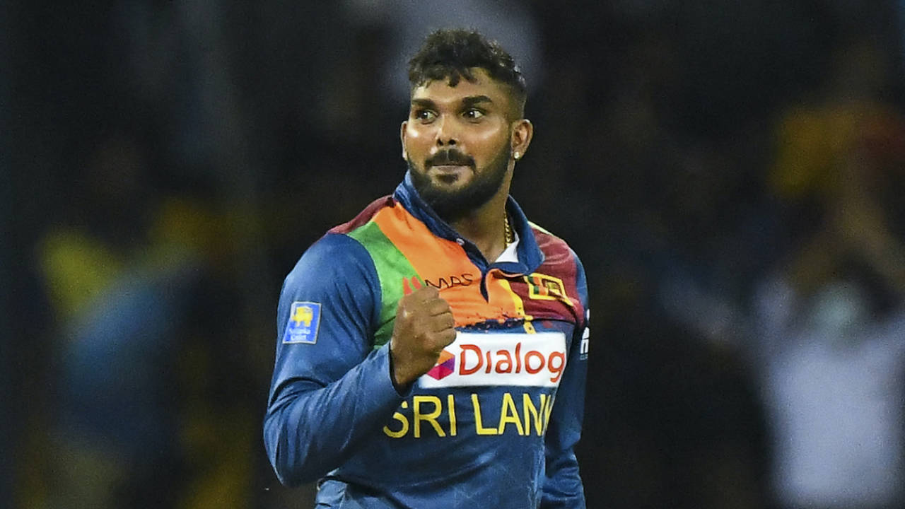 Wanindu Hasaranga picked up four wickets in the second T20I&nbsp;&nbsp;&bull;&nbsp;&nbsp;AFP/Getty Images