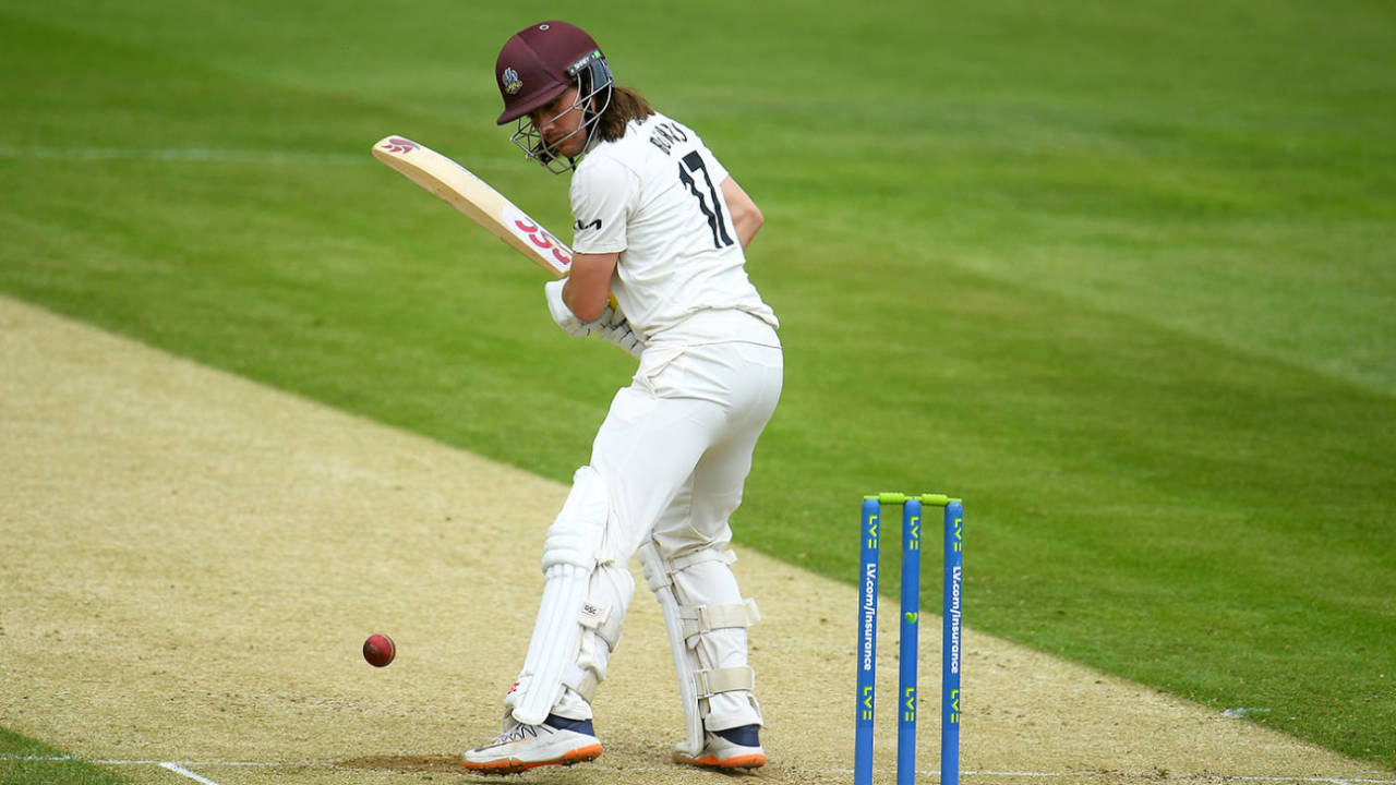 Rory Burns scored a century, LV= Insurance County Championship, Division One, Somerset vs Surrey, day one, Taunton, June 12, 2022