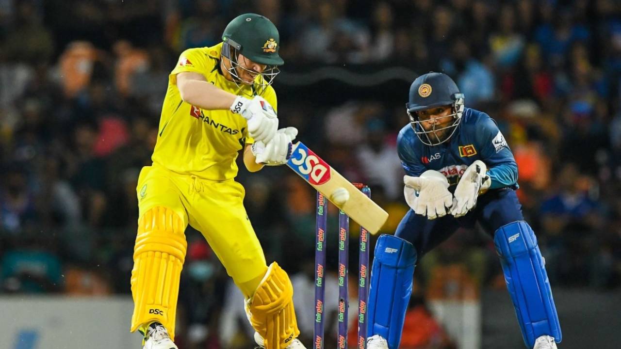 David Warner started brightly, Sri Lanka vs Australia, 2nd ODI, Pallekele, June 16, 2022
