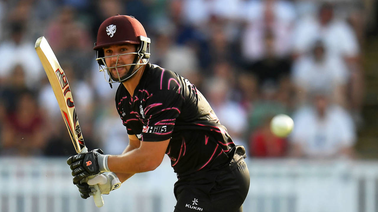 Rilee Rossouw helped guide Somerset's innings with 54&nbsp;&nbsp;&bull;&nbsp;&nbsp;Getty Images