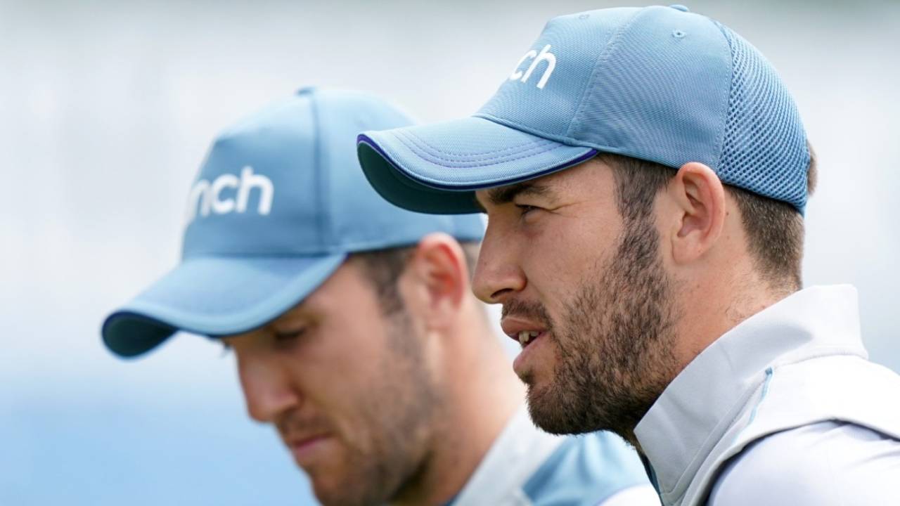 Craig (left) and Jamie Overton face the media ahead of the Headingley Test, June 21, 2022