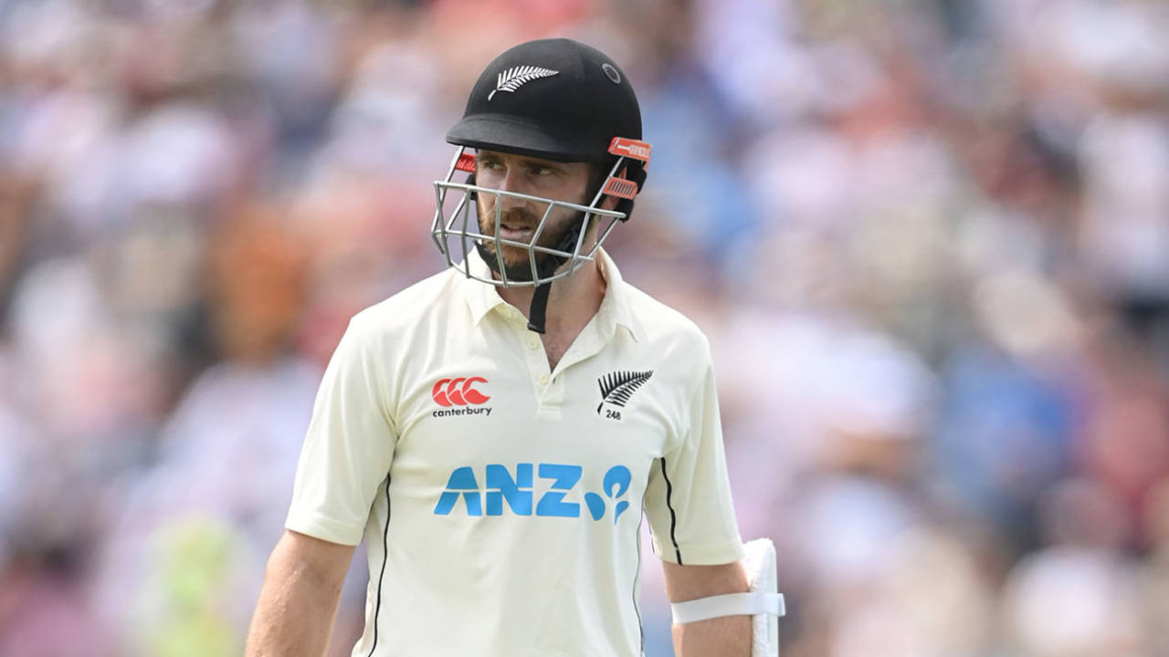 Kane Williamson walks off after being dismissed by Stuart Broad, 3rd Test, England vs New Zealand, Headingley, June 23, 2022