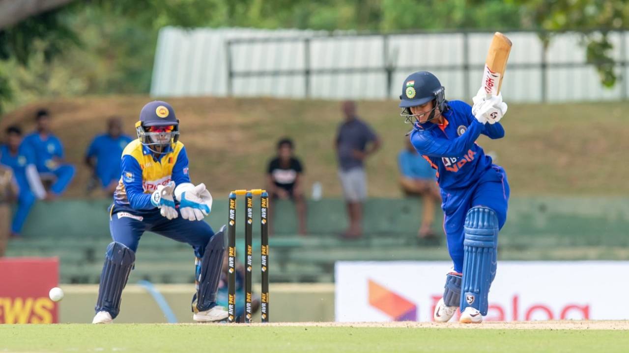 Jemimah Rodrigues got an early measure of the slowish surface, Sri Lanka vs India, 1st women's T20I, Dambulla, June 23, 2022