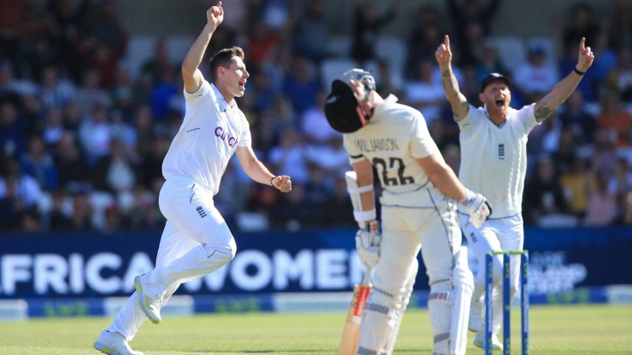 Matthew Potts dismissed Kane Williamson once again, England vs New Zealand, 3rd Test, Headingley, 3rd day, June 25, 2022
