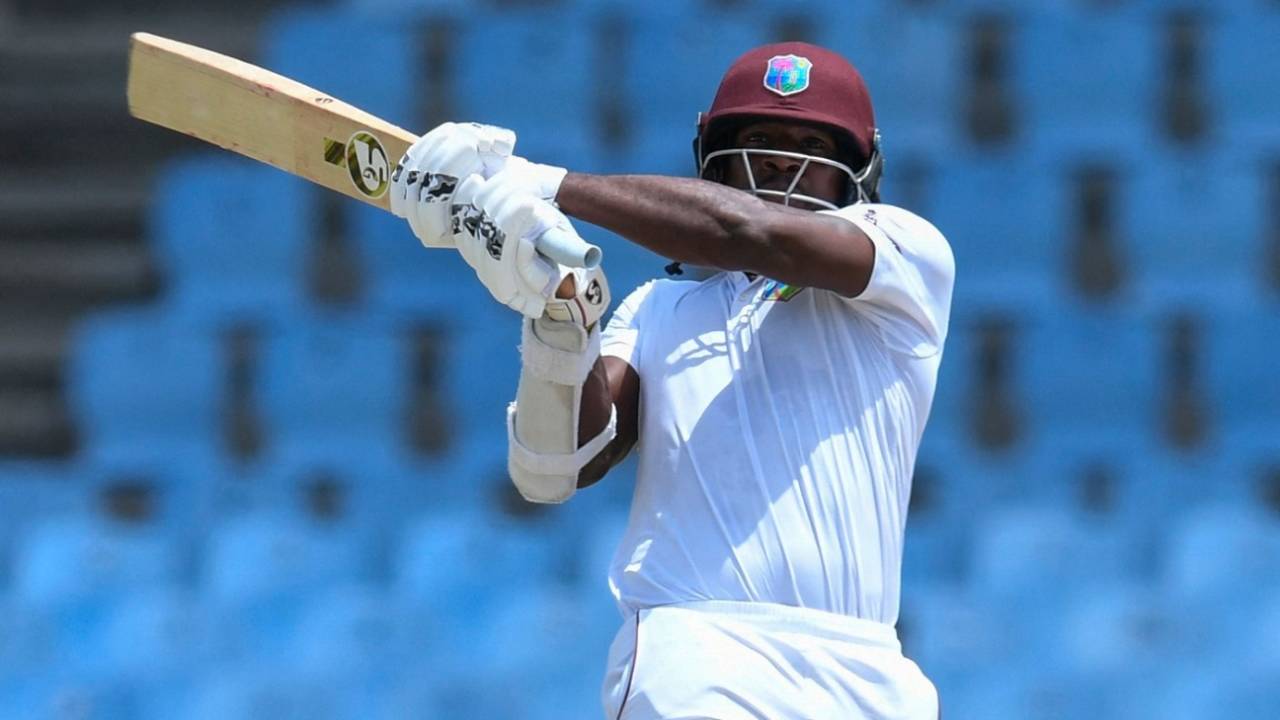 Kyle Mayers nails a pull, West Indies vs Bangladesh, 2nd Test, St Lucia, 2nd day, June 25, 2022
