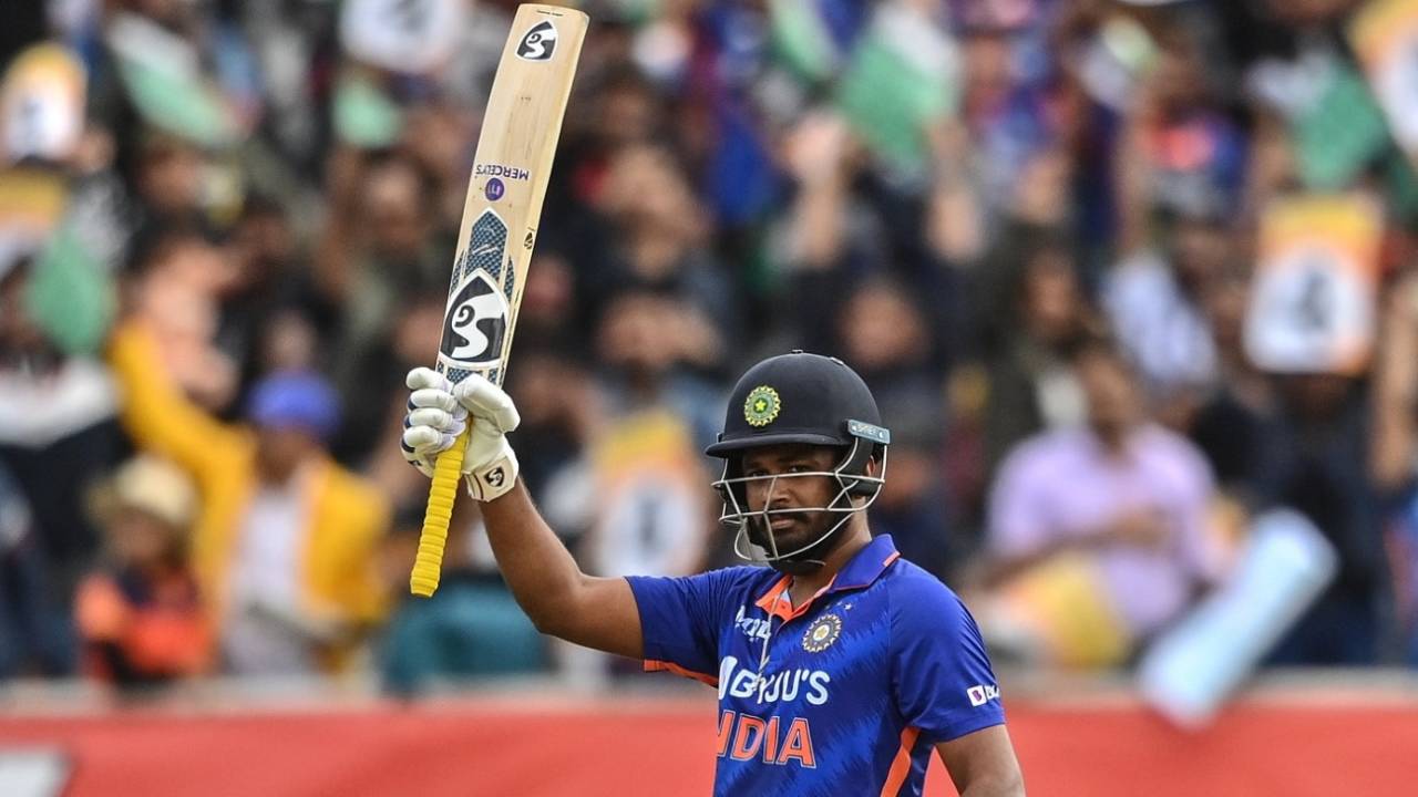 Sanju Samson brings up his maiden T20I half-century, Ireland vs India, 2nd T20I, Dublin, June 28, 2022