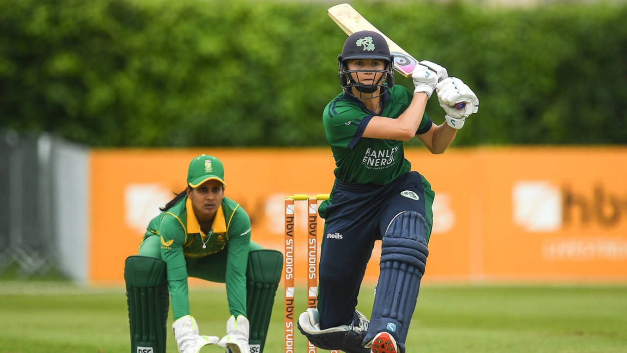 Ireland captain Gaby Lewis made 59, Ireland vs South Africa, 2nd women's ODI, Dublin, June 14, 2022