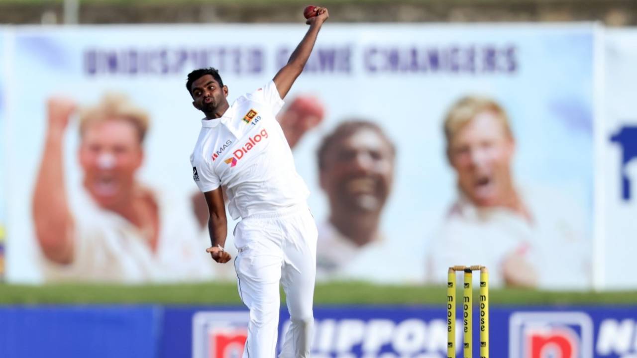 Lasith Embuldeniya struggled to provide any control, Sri Lanka vs Australia, 1st Test, Galle, 2nd day, June 30, 2022