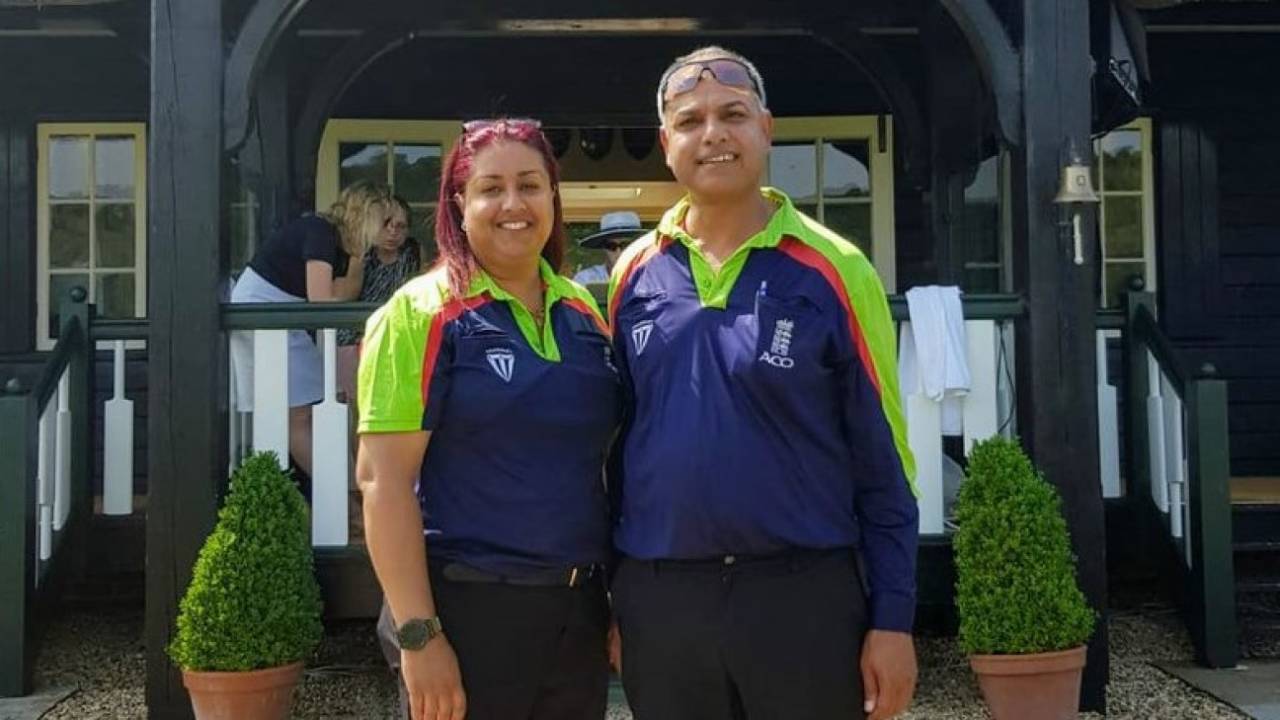 Jasmine Naeem and Naeem Ashraf will stand the first husband-and-wife umpires in an English professional cricket match