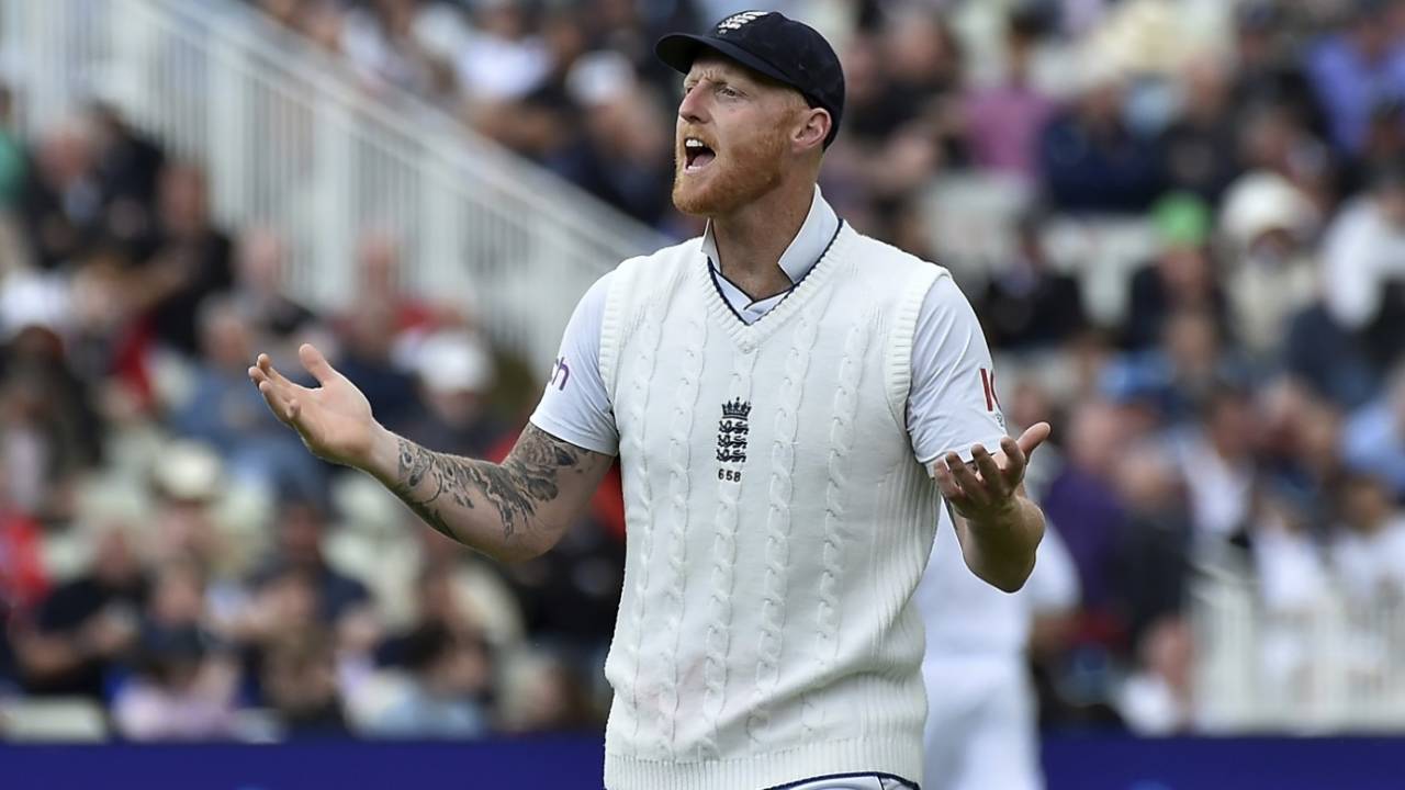 Ben Stokes has a frustrated look on his face, England vs India, 5th Test, Birmingham, 1st day, July 1, 2022