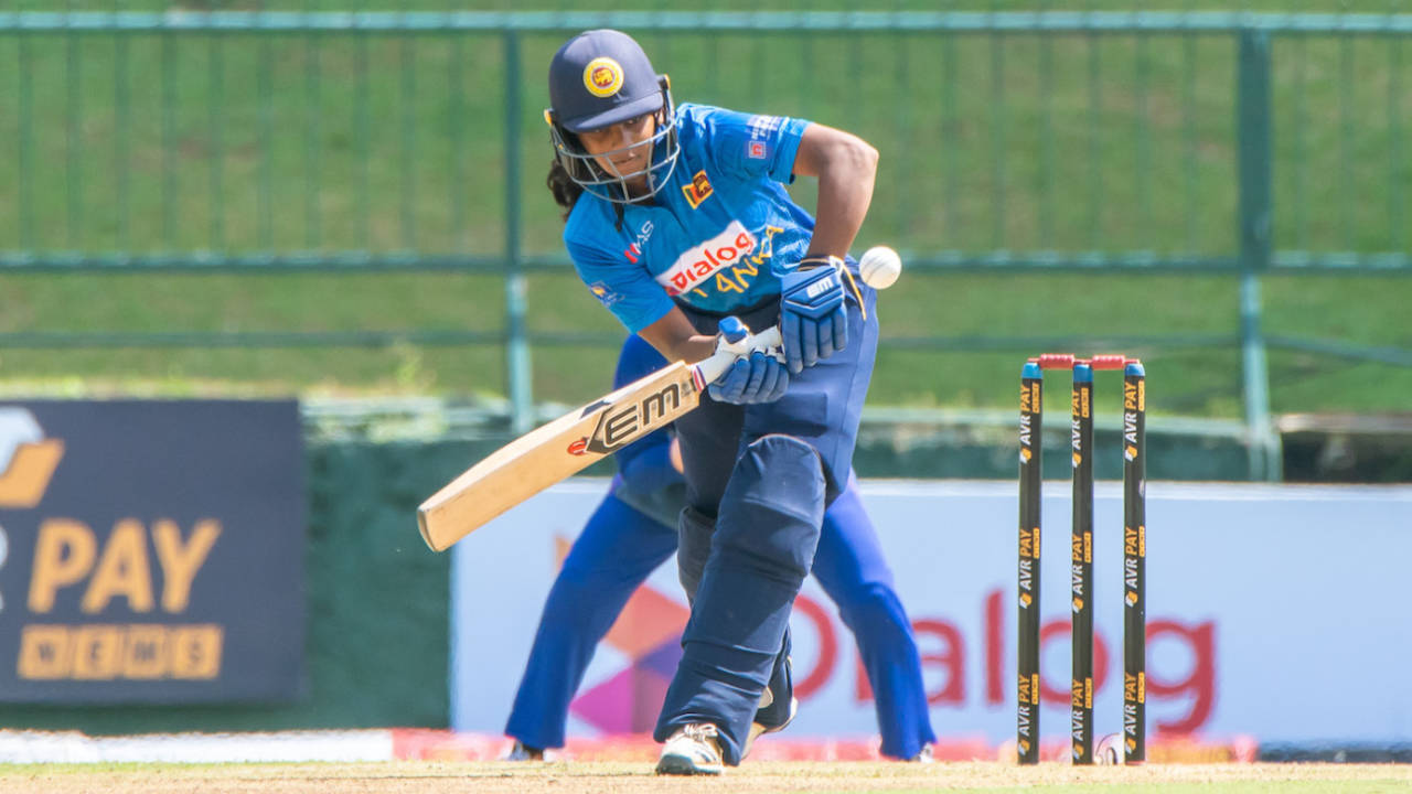 File photo: Vishmi Gunaratne scored her maiden T20I fifty&nbsp;&nbsp;&bull;&nbsp;&nbsp;Sri Lanka Cricket