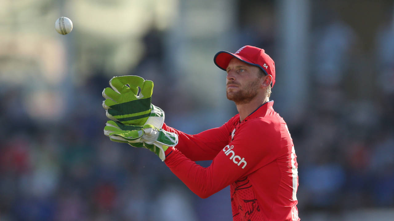 Jos Buttler was playing his first game as England's full-time white-ball captain&nbsp;&nbsp;&bull;&nbsp;&nbsp;Getty Images
